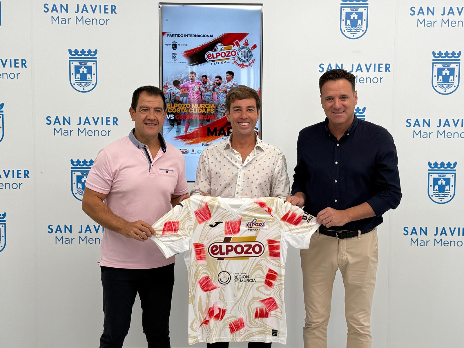 San Javier acoge el partido internacional de fútbol sala entre ElPozo Murcia Costa Cálida FS y Corinthians